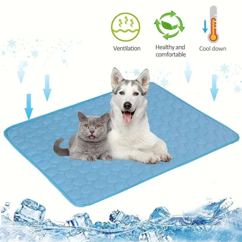 BeiYu Pet Dog Cooling Mat Self Cooling Pad Durable