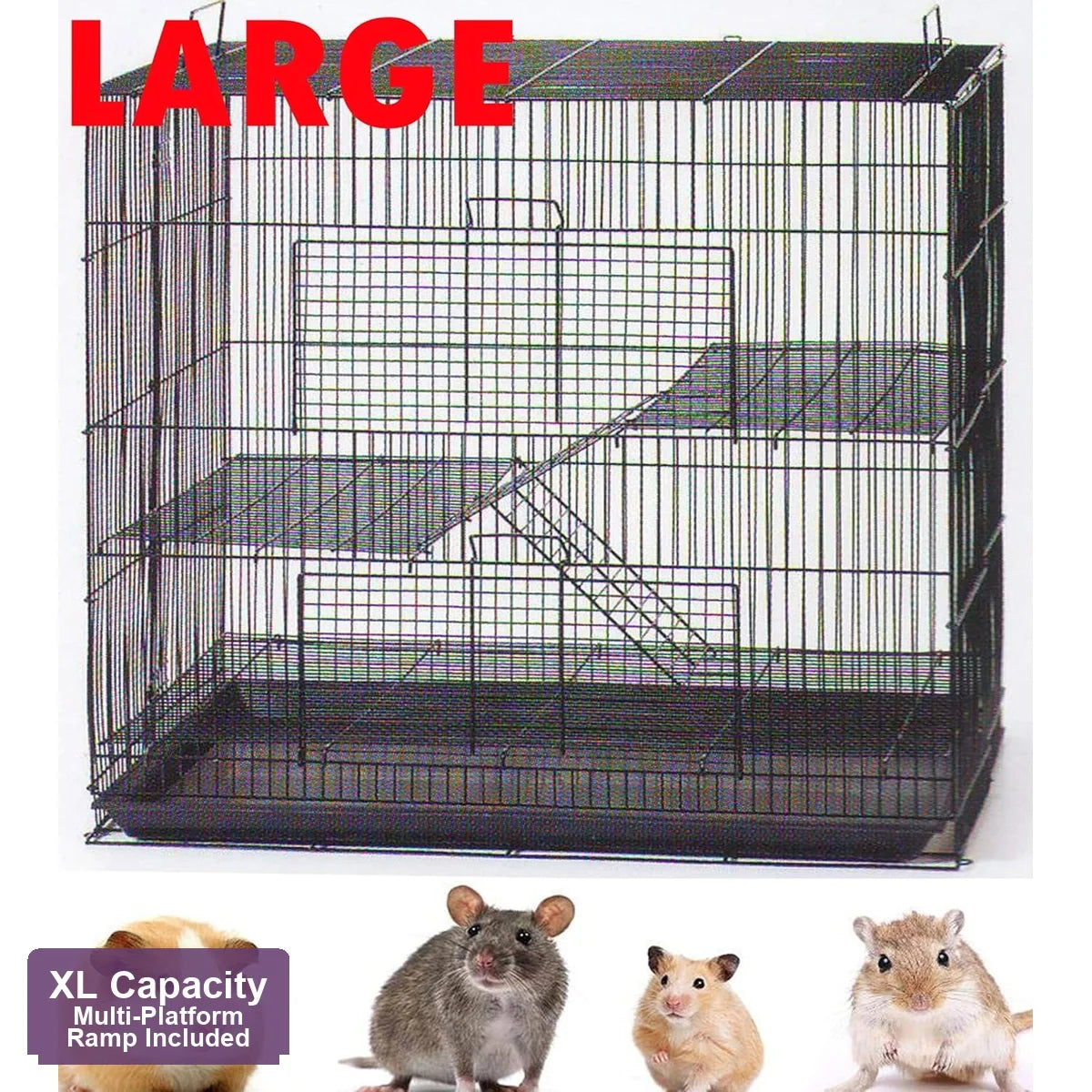 Four Level Small Animal Cage For Hamsters Guinea Pigs