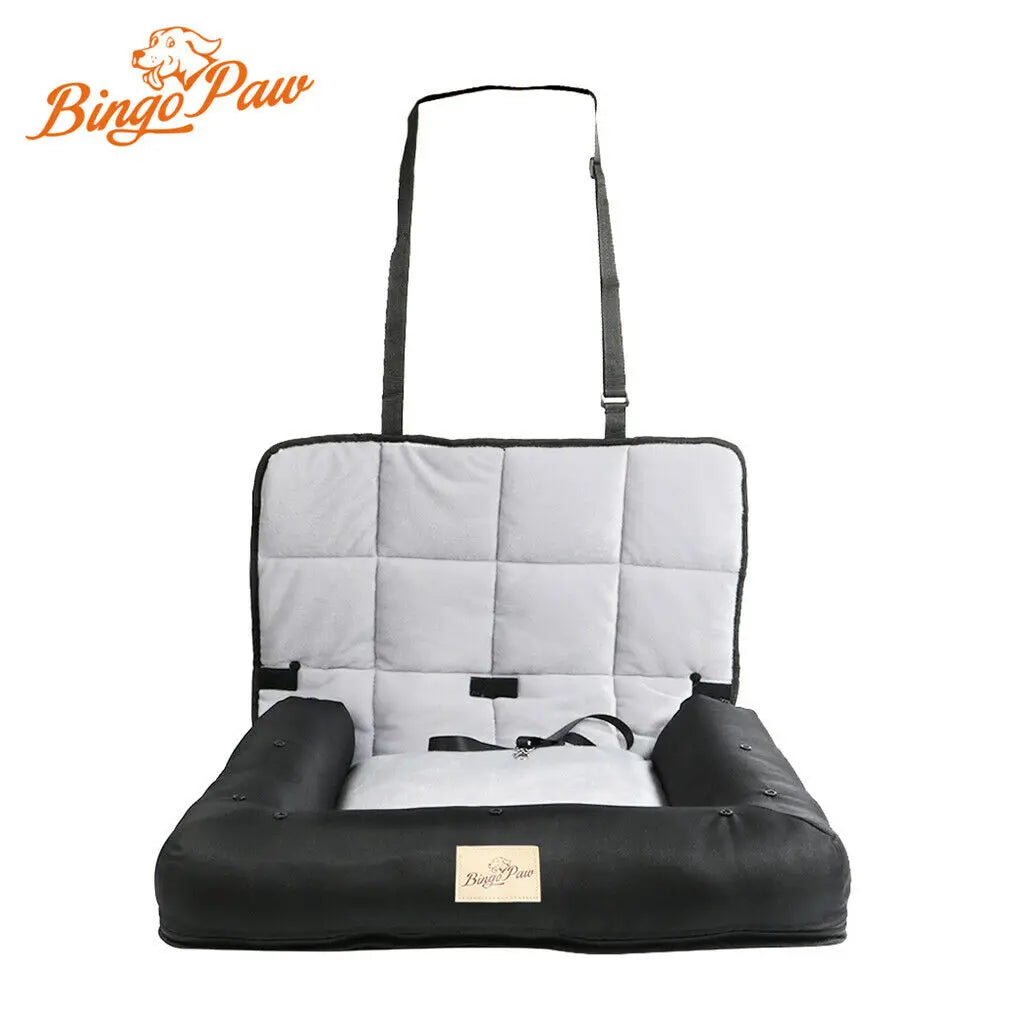 BINGOPAW Car Seat Bed For Dog Waterproof Pet Cushion Mat
