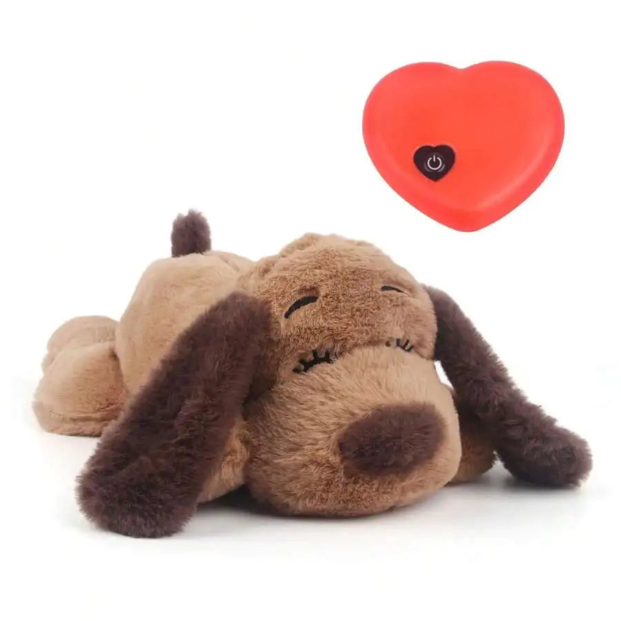 Plush Dog Heartbeat Toy For Anxiety Relief Calming Sleep Aid