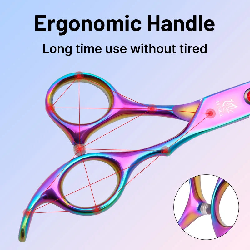 Fenice Stainless Steel Dog Grooming Scissors Professional Pet Shears