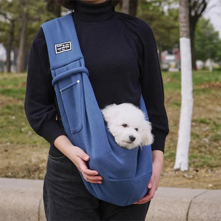 Comfortable Crossbody Pet Carrier Sling Bag For Dogs And Cats