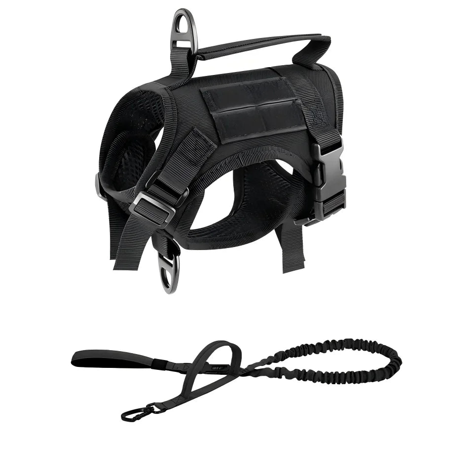 Petavel Adjustable Tactical Cat Harness With Leash And Handle