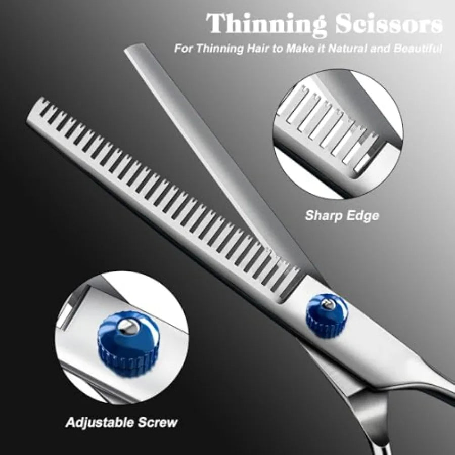 Professional Dog And Cat Grooming Scissors Kit With Safety Tips