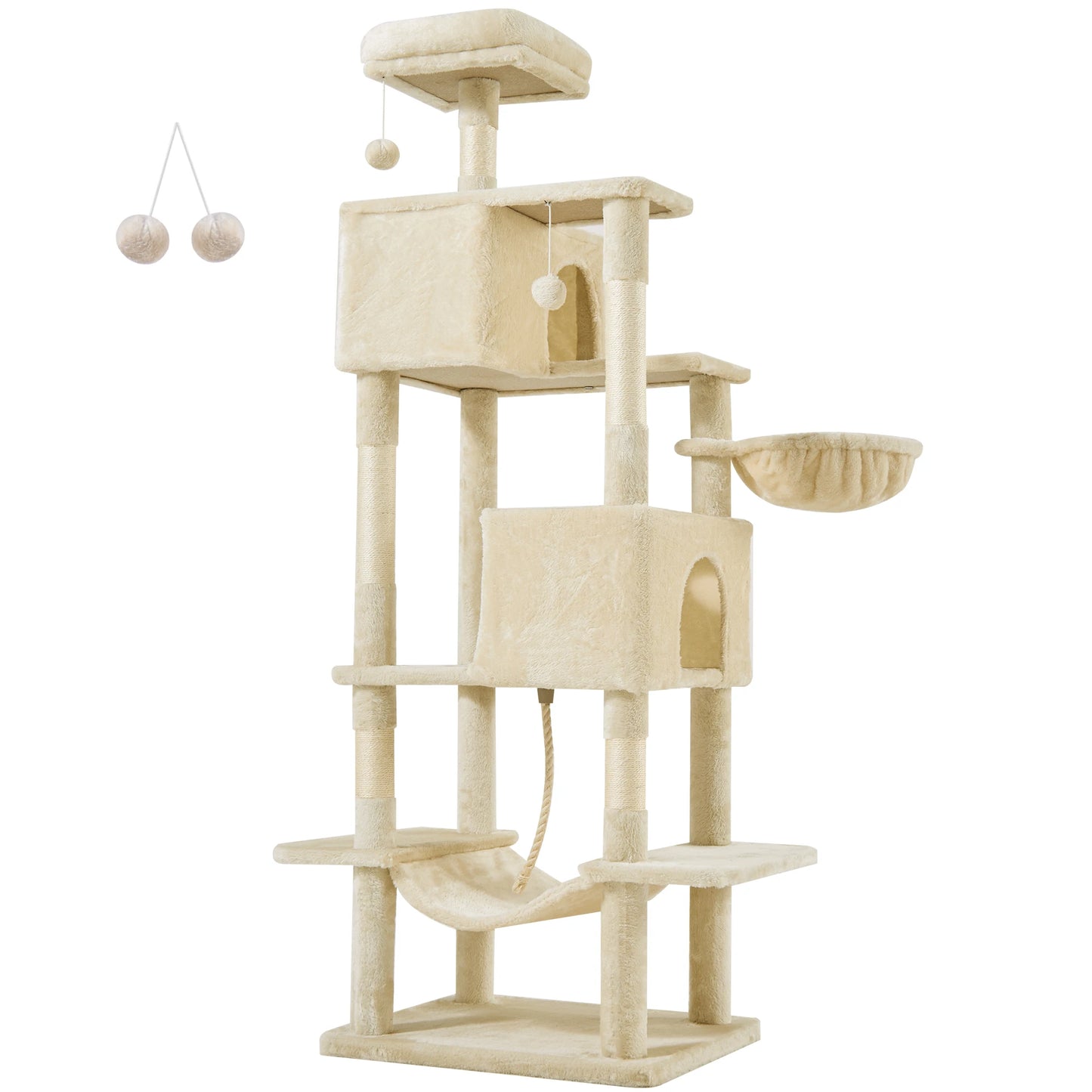 JHK Cat Tree Tower Multi Level Climbing With Condo