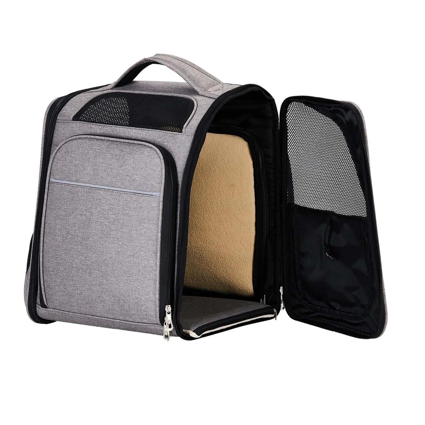 Pet Carrier Backpack Soft-Sided Mesh for Cats and Dogs