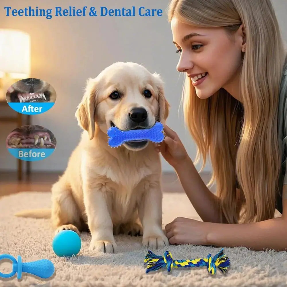 Puppy Chew Toy Bundle 20 Pack Teething Toys for Dogs