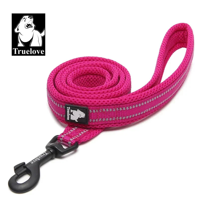 TRUELOVE Soft Pet Leash Reflective Nylon Mesh Padded For Pets