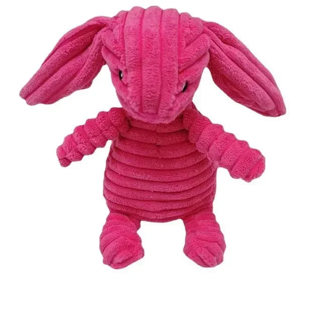 Plush Dog Toy Squeaky Bite Resistant Corduroy For All Dogs