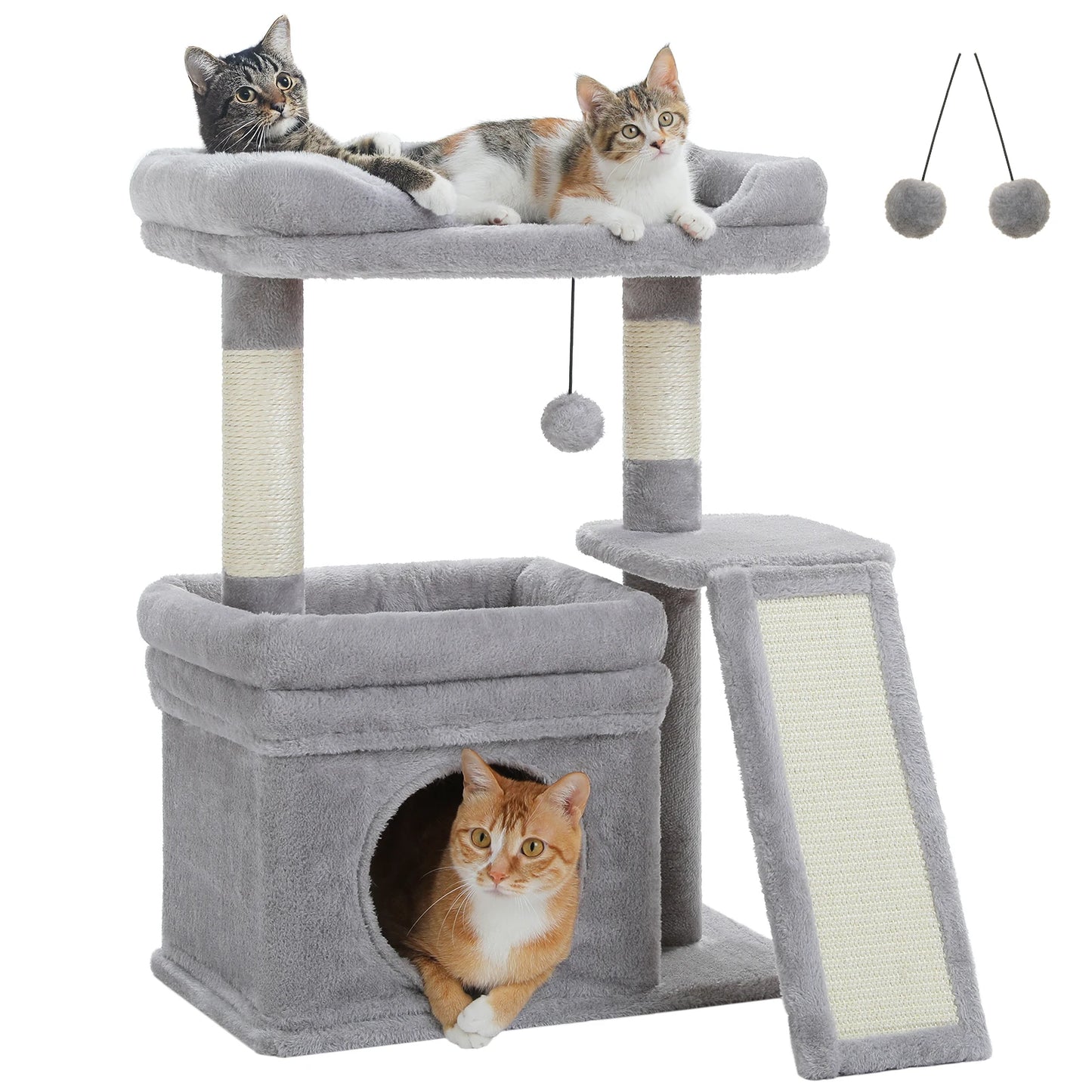 PAWZ Road Small Cat Tree With Sisal Scratching Post Perch
