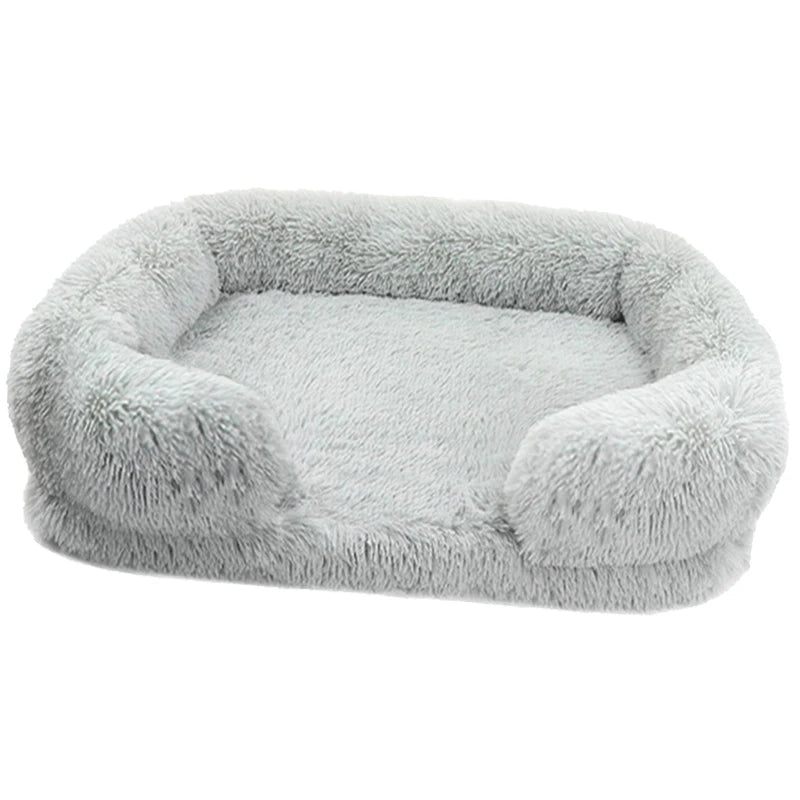 Orthopedic Dog Bed For Large Dogs Thickened Foam With Plush Cover