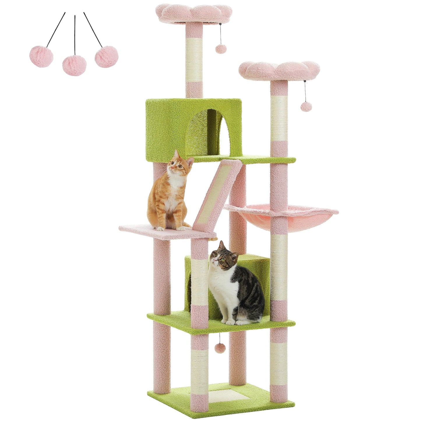 PAWZ Road Multi Level Cat Tree Tower For Indoor Cats