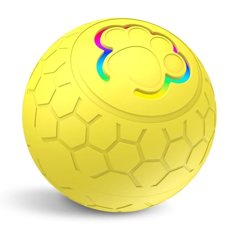 Interactive Electronic Dog Toy Ball With Automatic Bouncing LED Lights