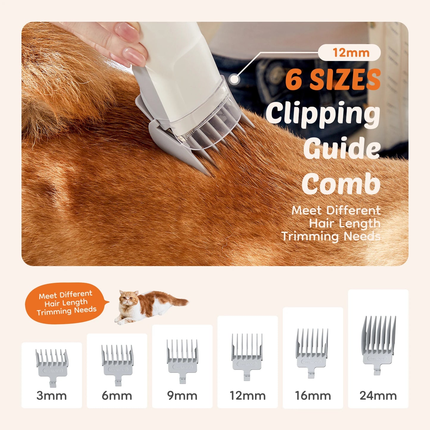 Pet Grooming Vacuum Kit With Cordless Clippers
