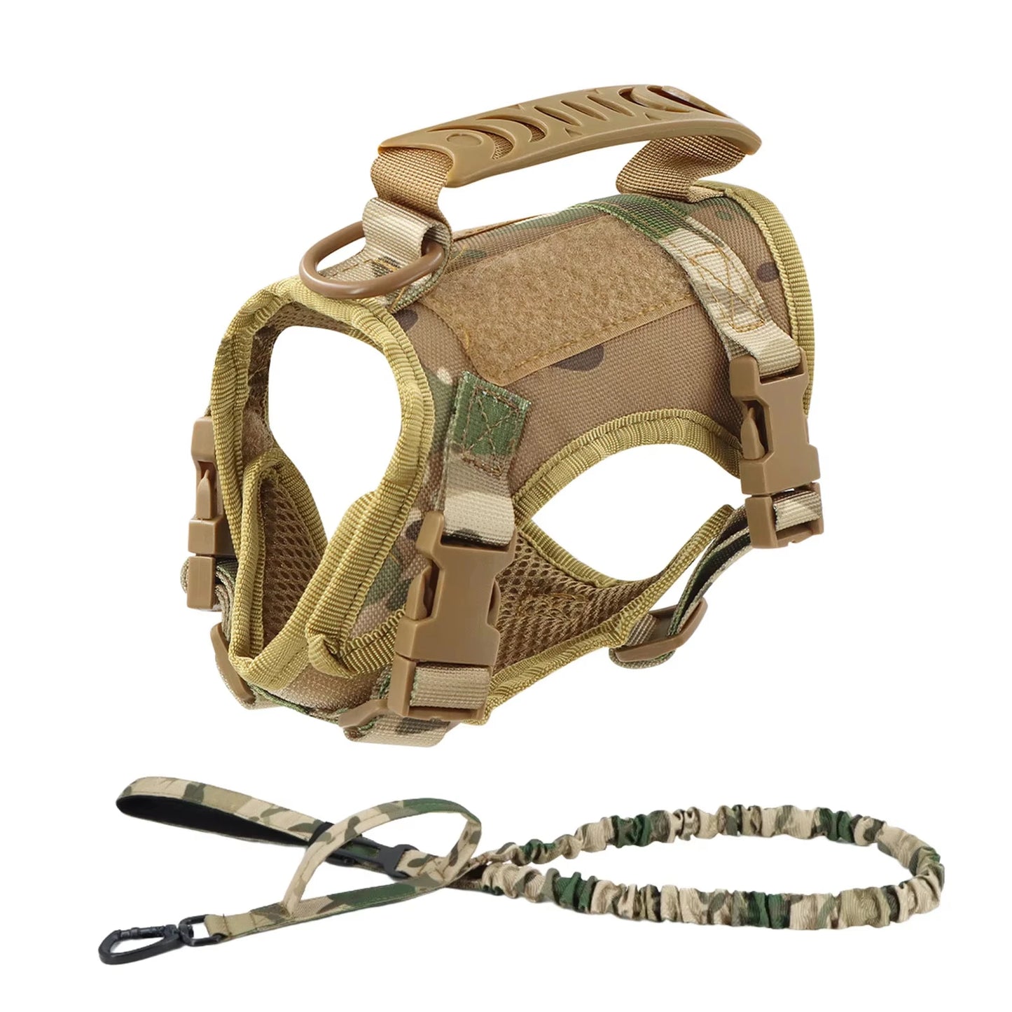 Tactical Puppy Harness Leash Set For Small Dogs And Cats