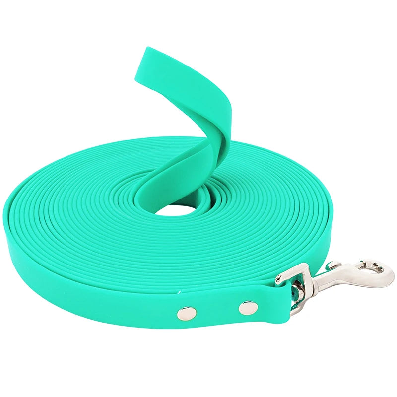 Waterproof PVC Dog Leash Easy Clean Walking Lead Durable