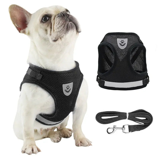 Breathable Mesh Pet Undershirt Harnesses Reflective Straps