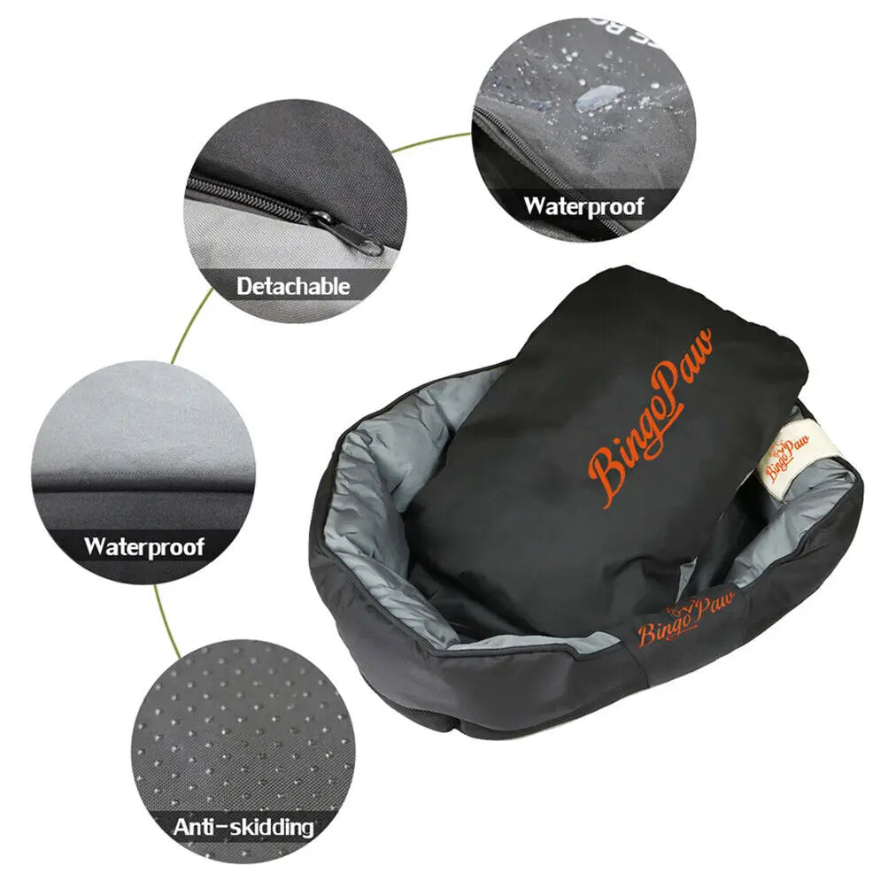 BINGOPAW All Season Calming Dog Bed With Oxford Cover