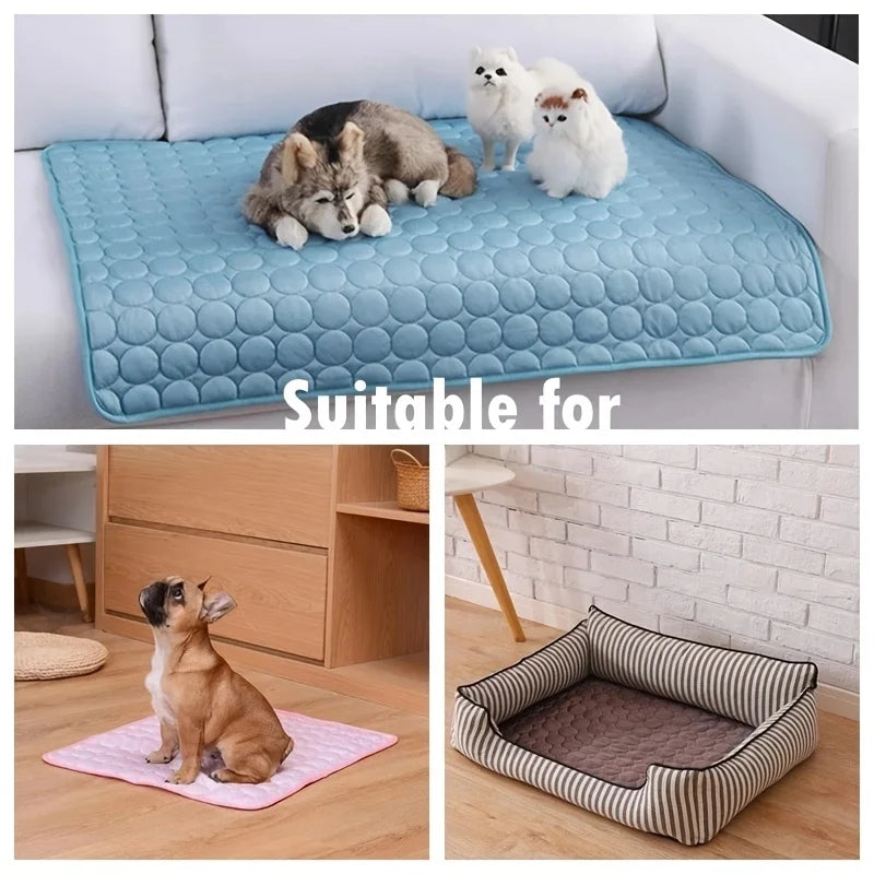 BeiYu Pet Dog Cooling Mat Self Cooling Pad Durable