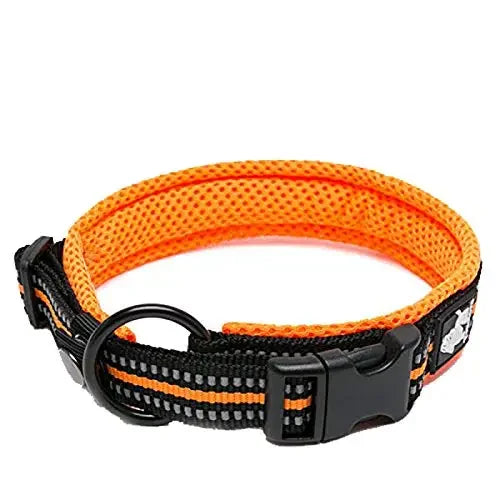 TRUELOVE CN Truelove Pet Nylon Adjustable Padded Reflective Dog Collar