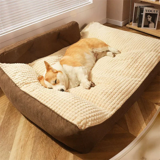 Dog Heated Sofa Bed For Autumn And Winter Comfort Pets