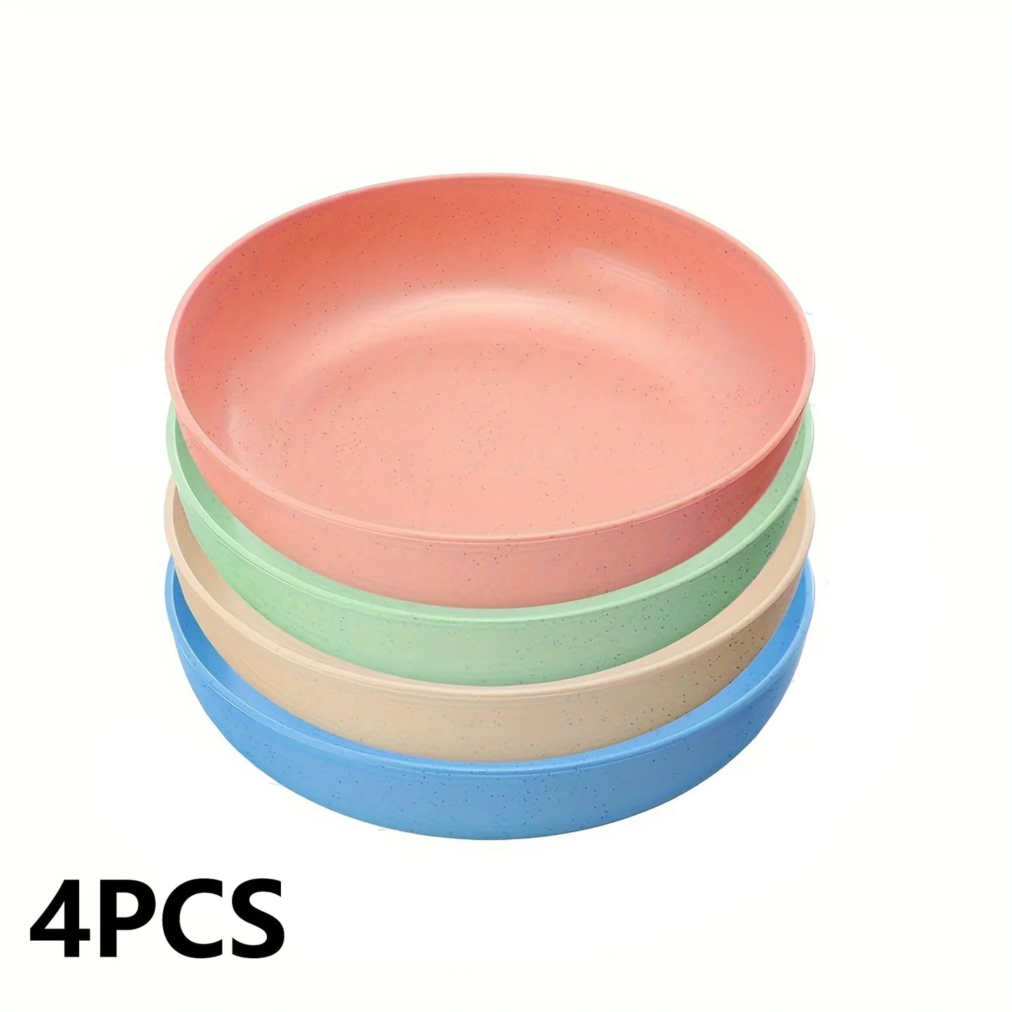 Cat Bowls Set Non-Slip Plastic Pet Food And Water Dishes