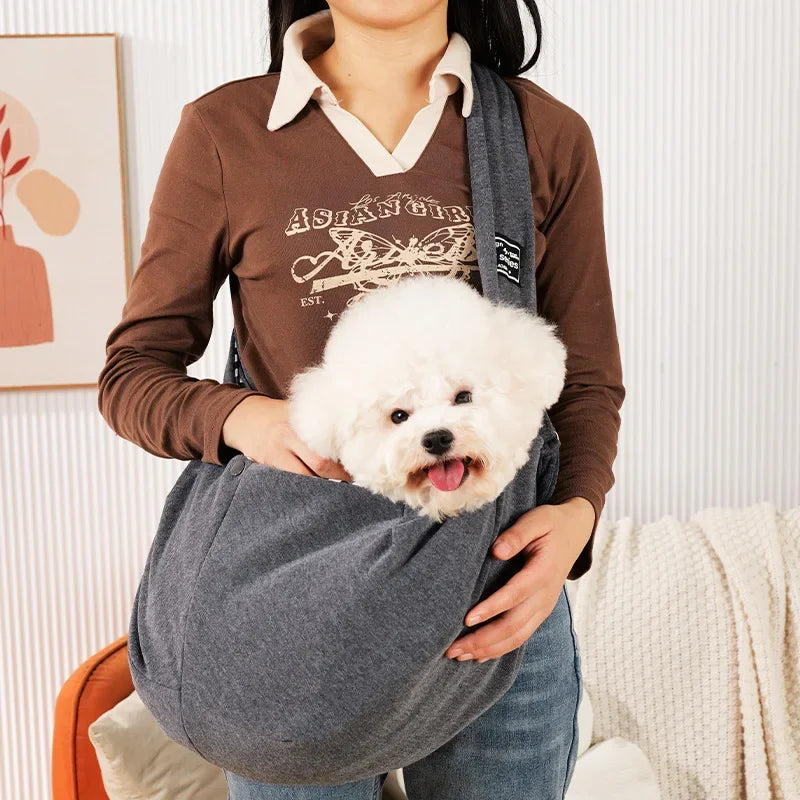 Comfortable Crossbody Pet Carrier Sling Bag For Dogs And Cats