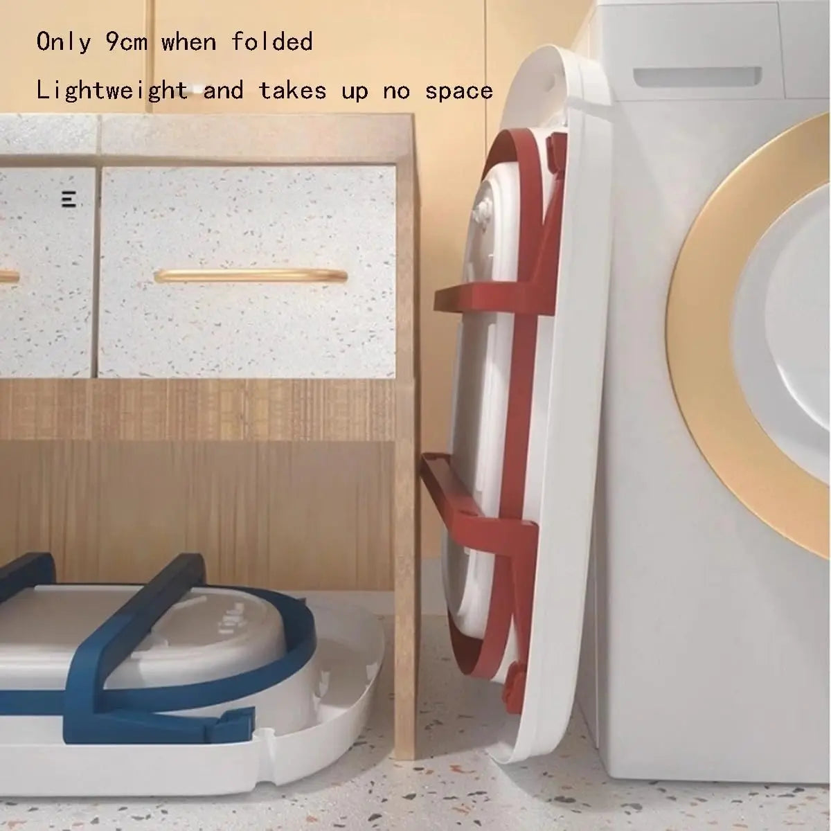Foldable Pet Bathtub With Drain Hole For Small Dogs Cats