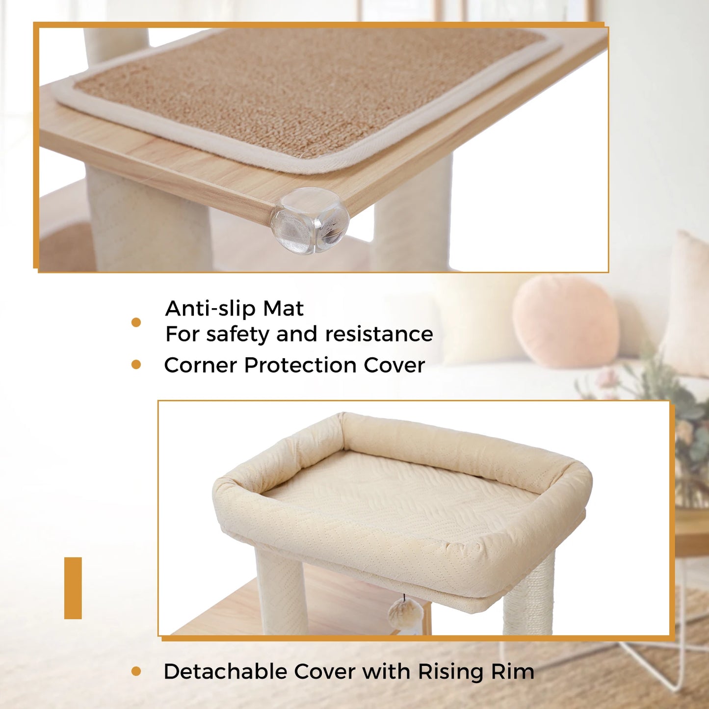 PAWZ Road Cat Tree With Litter Box Enclosure And Storage