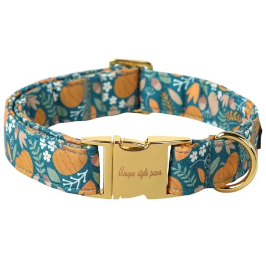 Dog Collar With Pendant Coconut Tree Design Plastic Buckle