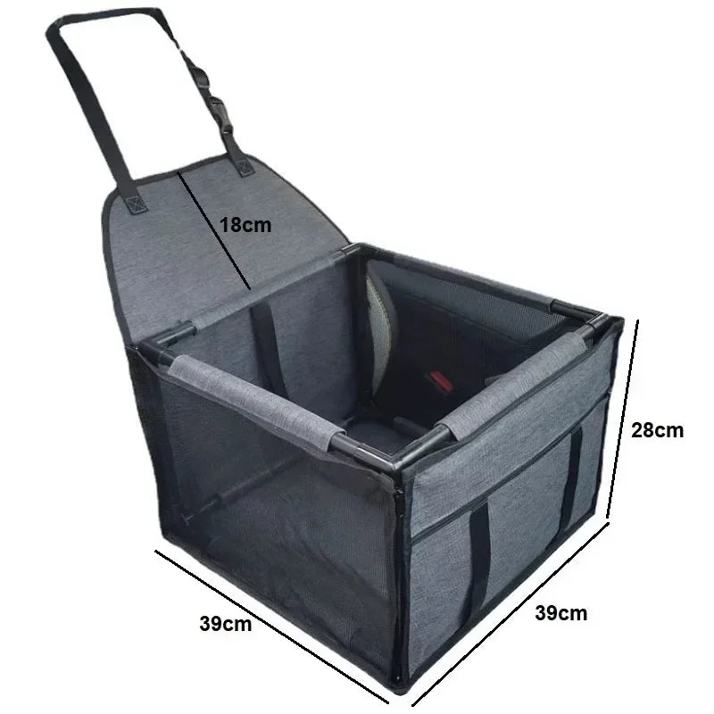 Travel Dog Car Seat Cover Waterproof Hammock Carrier For Small To Medium Dogs
