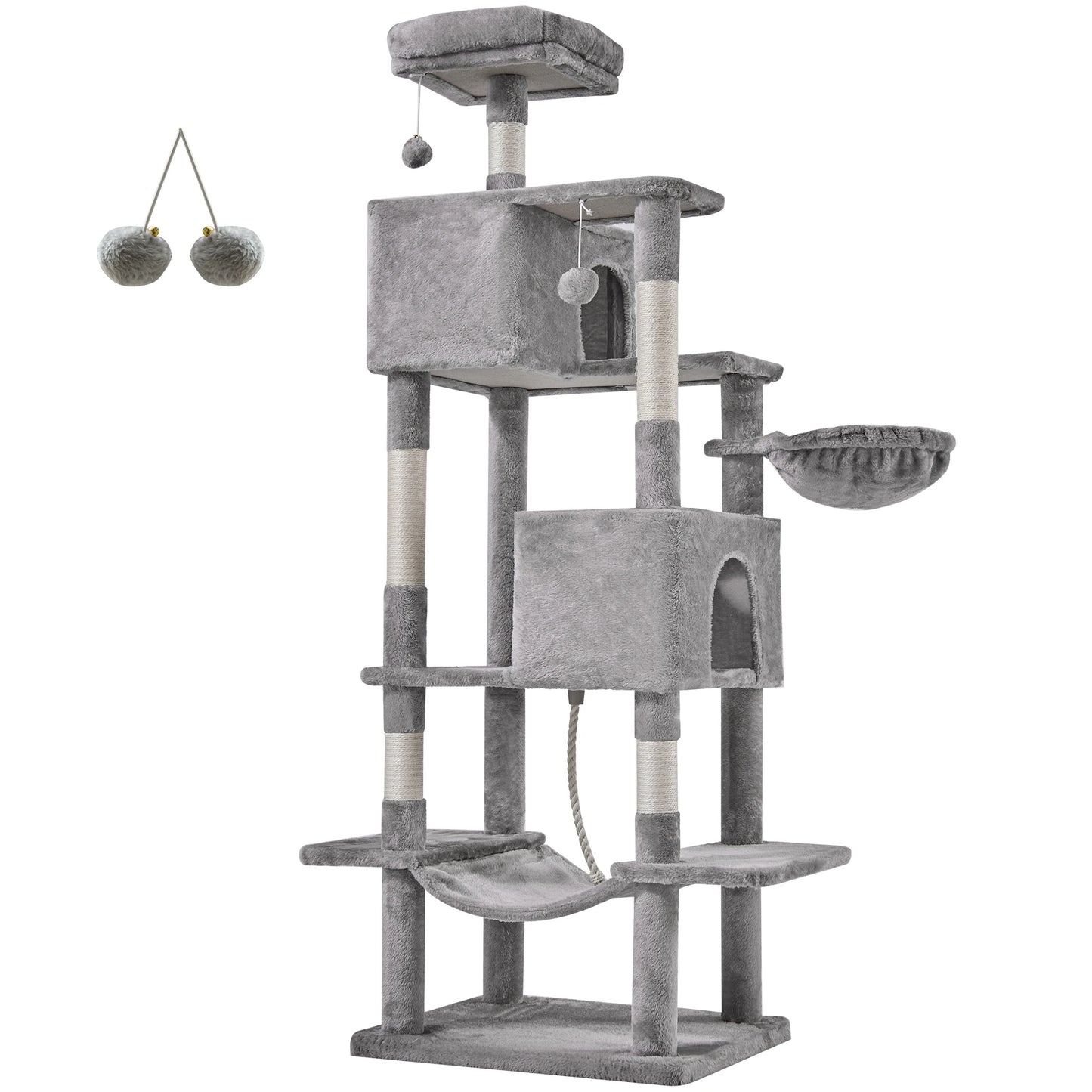 JHK Cat Tree Tower Multi Level Climbing With Condo