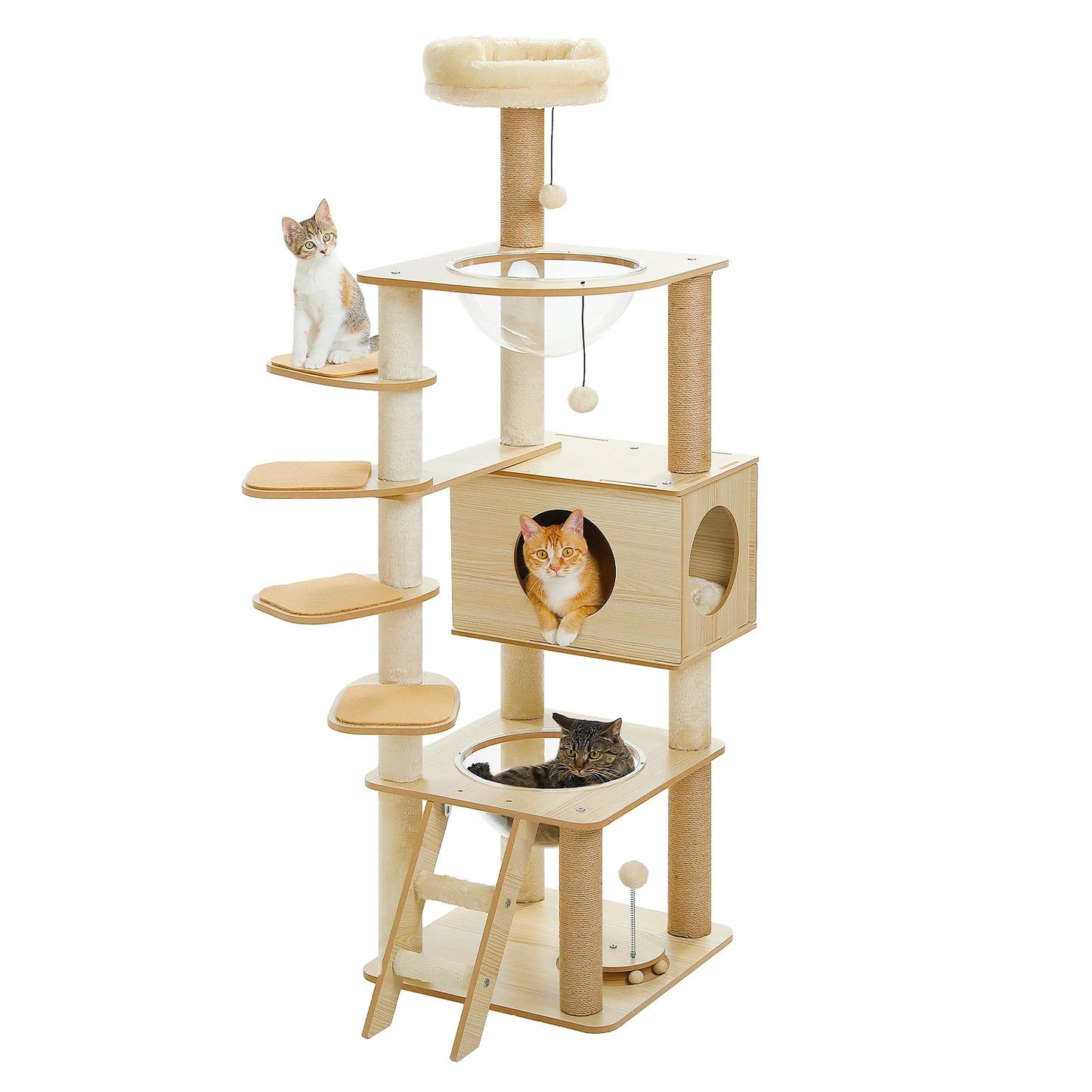 PAWZ Ro Multi-Level Cat Tree Scratching Posts Indoor Tower