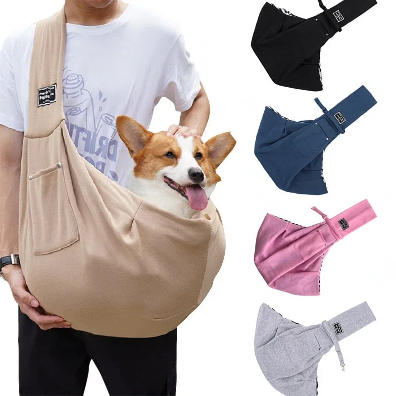 Comfortable Crossbody Pet Carrier Sling Bag For Dogs And Cats