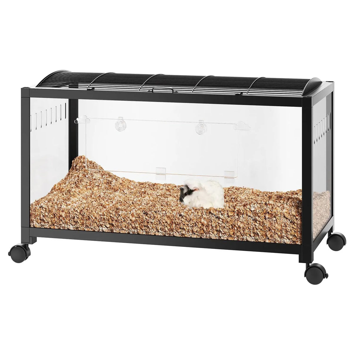 HiMISS 3 Tier Hamster Cage With Running Wheel And Bowl
