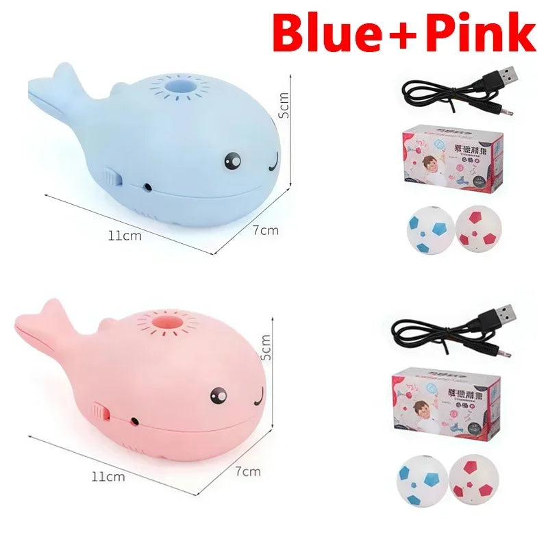 Whale-Shaped Electric Cat Toy With Jet Floating Ball USB Fan