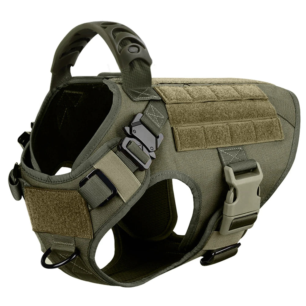 Dog Harness And Leash Set With Padded Quick Release Buckle