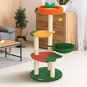 MKDK Cat Tree Condo With Sisal Scratching Posts For Cats