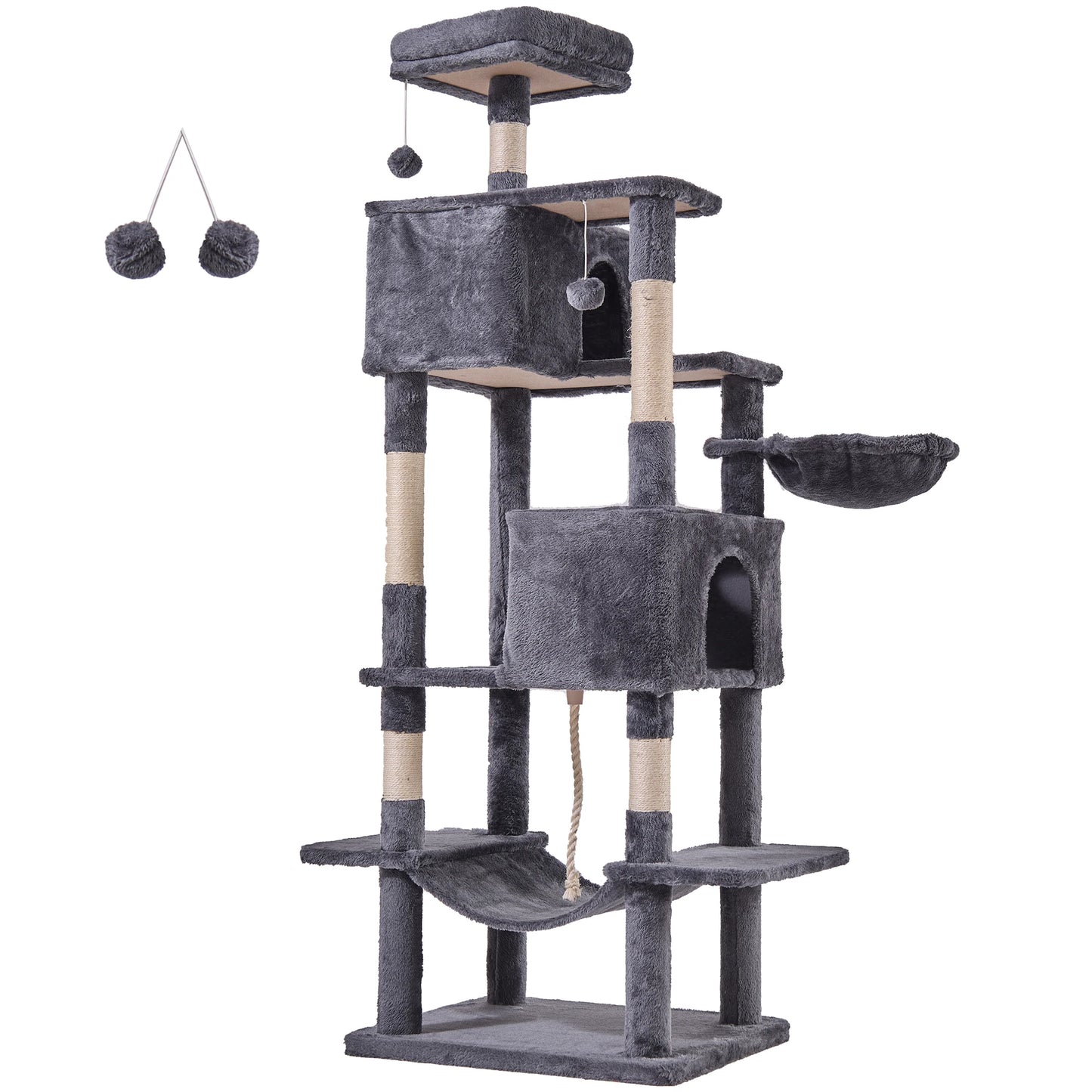 JHK Cat Tree Tower Multi Level Climbing With Condo