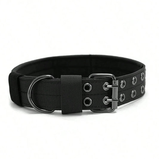 Durable Nylon Tactical Dog Collar For Active Working Pets
