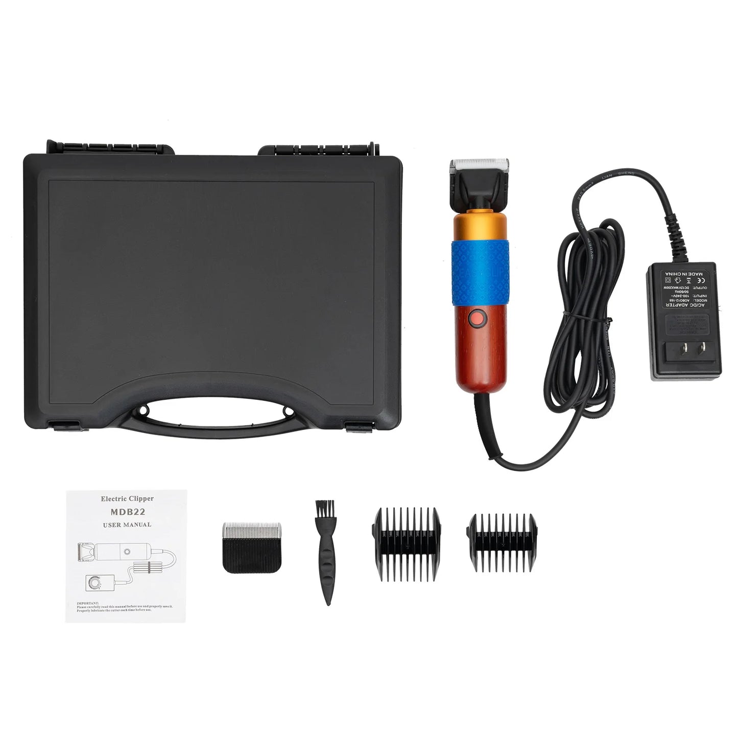 36W Professional Dog Clipper Cat Hair Trimmer Pet Grooming Kit