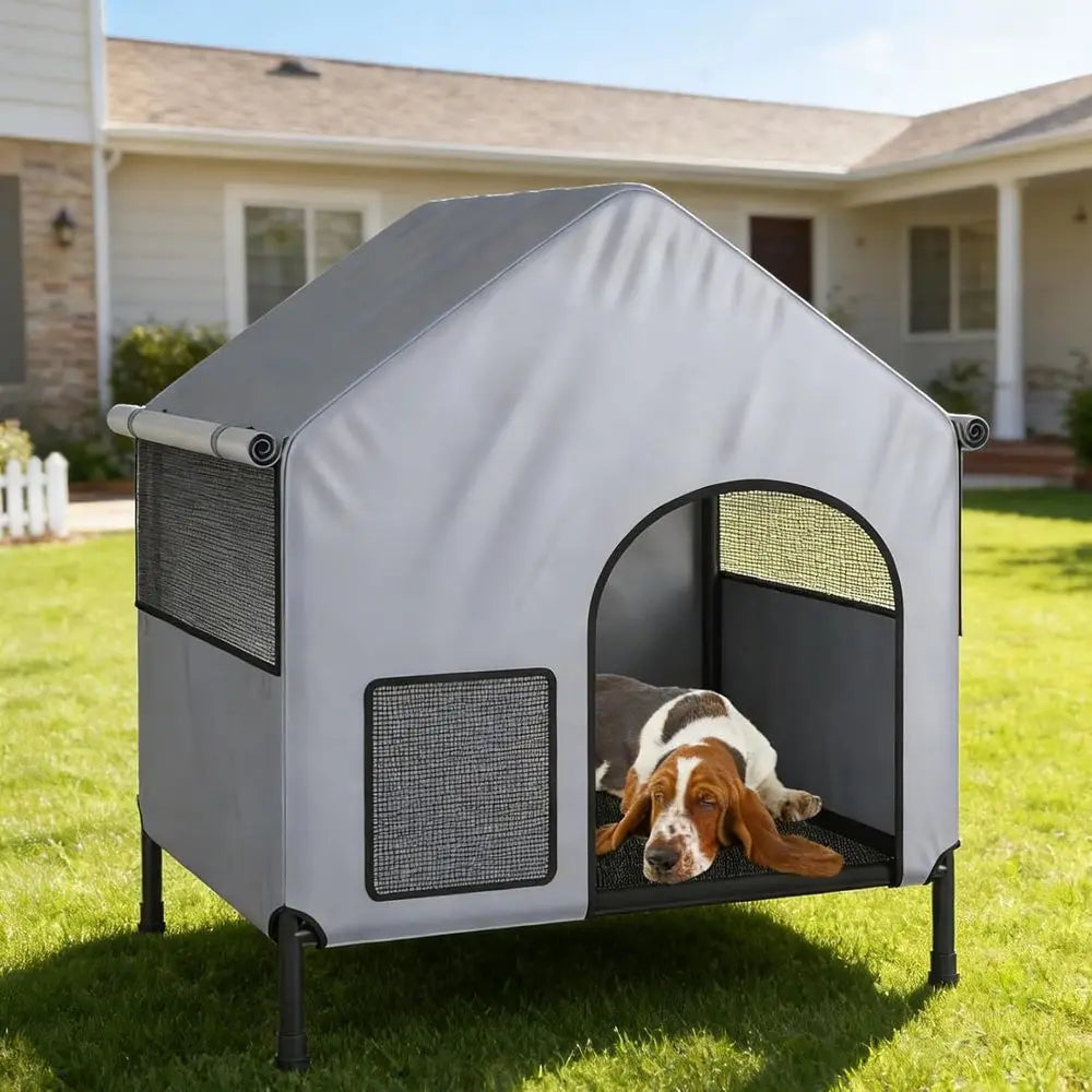 Portable Outdoor Dog House Shelter Rainproof Cover Heavy Duty Waterproof