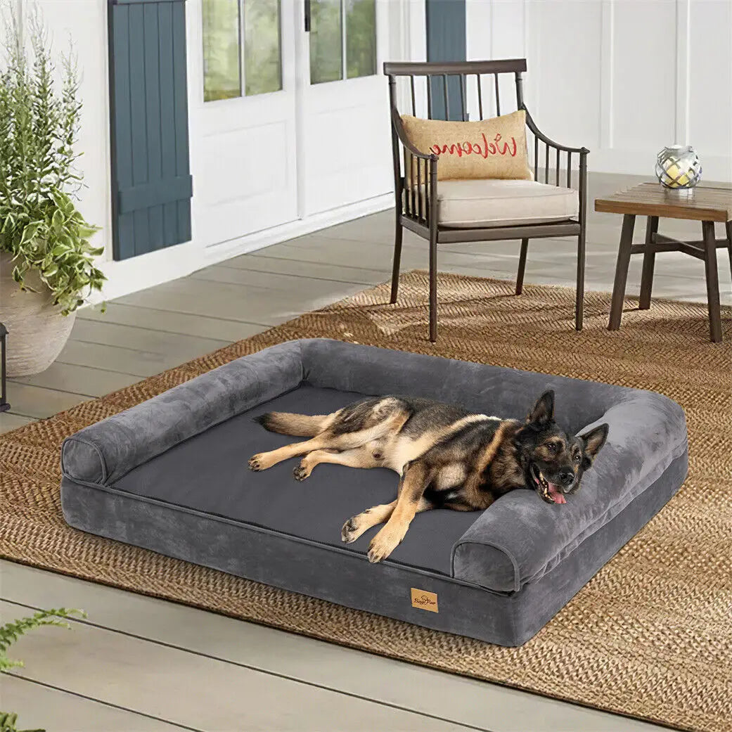 BINGOPAW Orthopedic Dog Bed Cushion With Removable Cover
