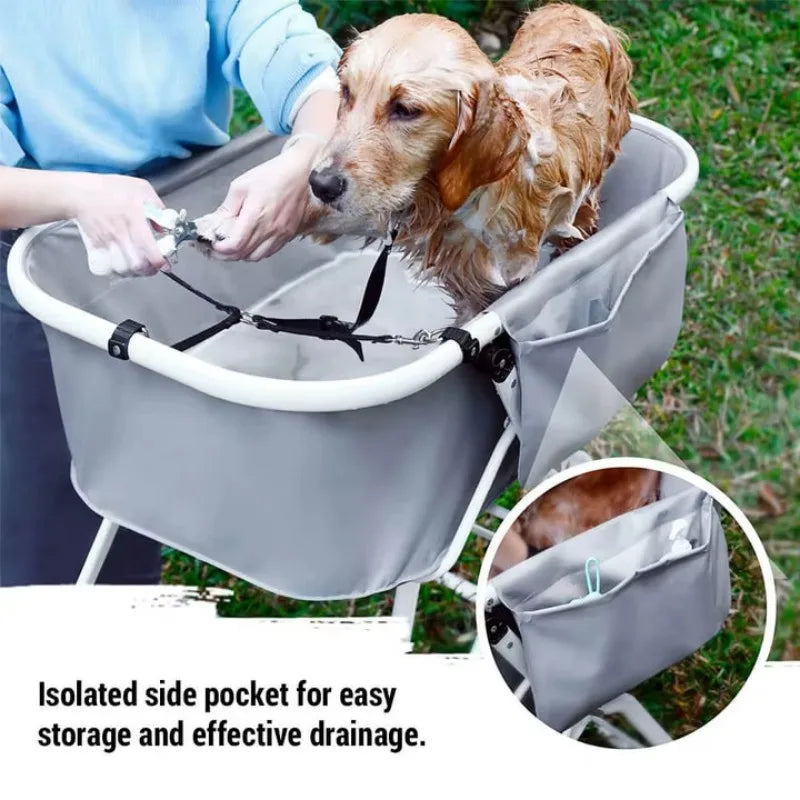 NONEDog Litter Foldable Elevated Dog Bath Tubs For Grooming