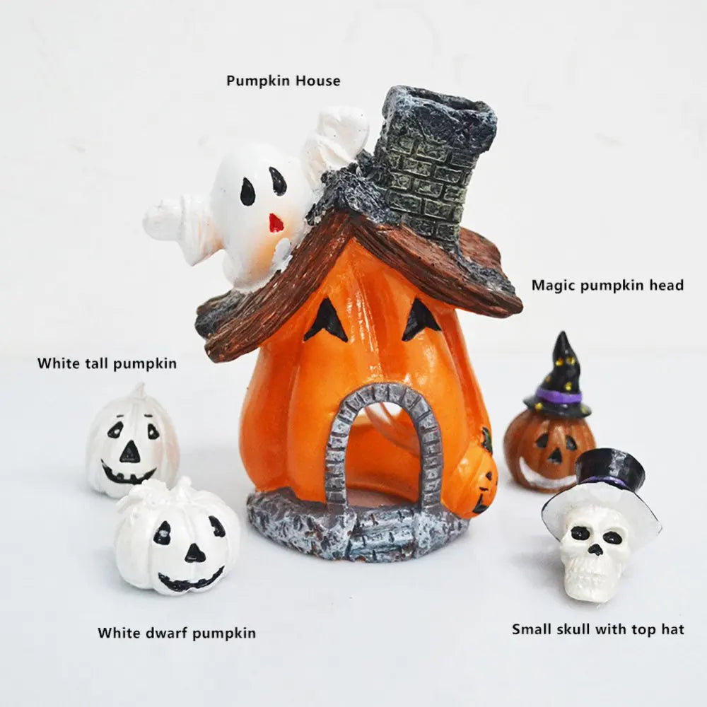 Halloween Pumpkin Aquarium Ornament for Fish Tanks Decor