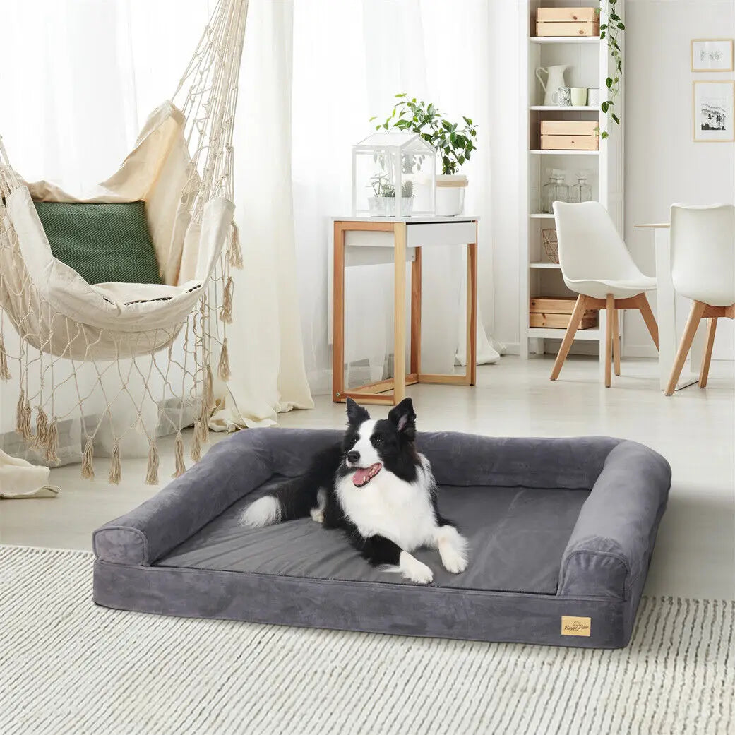 BINGOPAW Orthopedic Dog Bed Cushion With Removable Cover