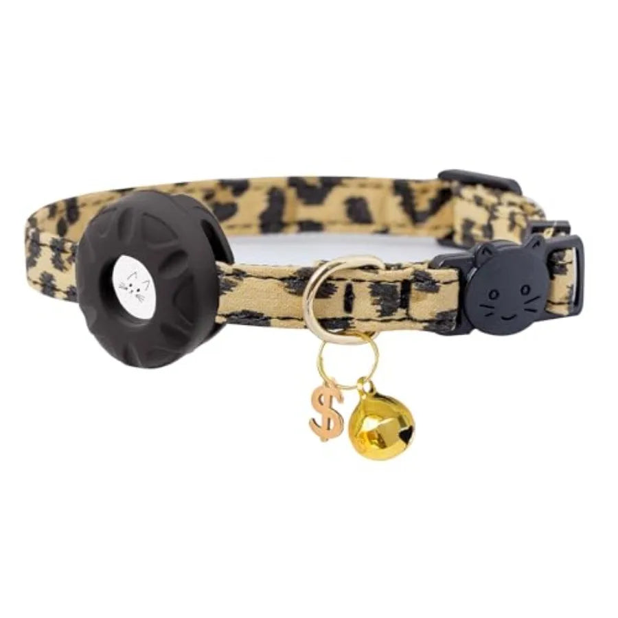 Breakaway Cat Collar With AirTag Holder For Apple AirTag Tracking