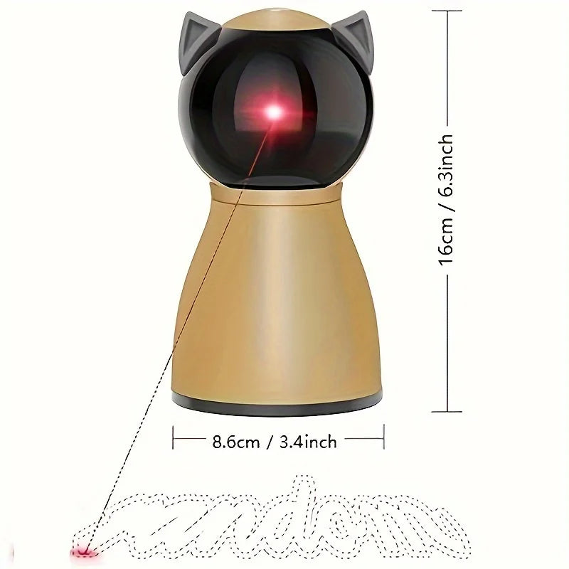 Interactive Cat Laser Toy With Automatic Random Trajectory