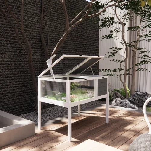 Tortoise Enclosure With Waterproof Tray And Lamp Holder