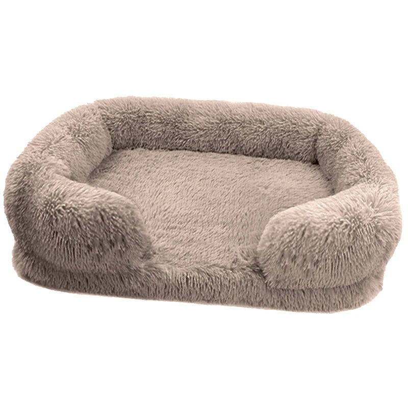 Orthopedic Dog Bed For Large Dogs Thickened Foam With Plush Cover